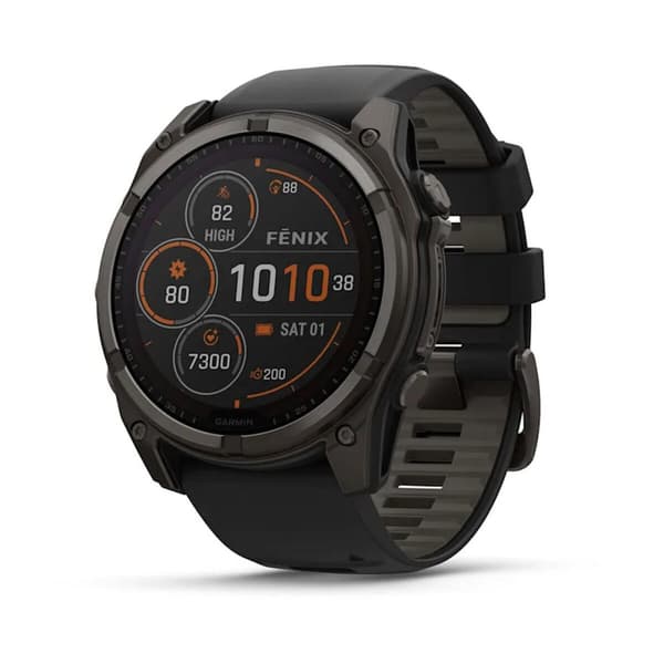 Smartwatch GARMIN 010-02907-11 Sort Titanium 1,4" 51 mm Ø 50 mm