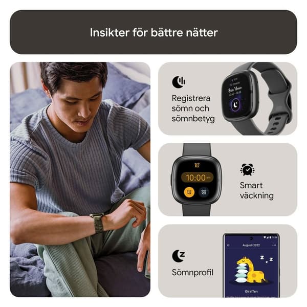 Älykello Google Sense 2 Harmaa 1,58"