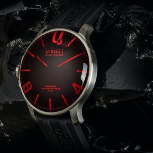 Herrklocka U-Boat U8465/B Svart