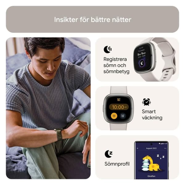 Smartklocka Google Sense 2 Vit 1,58"