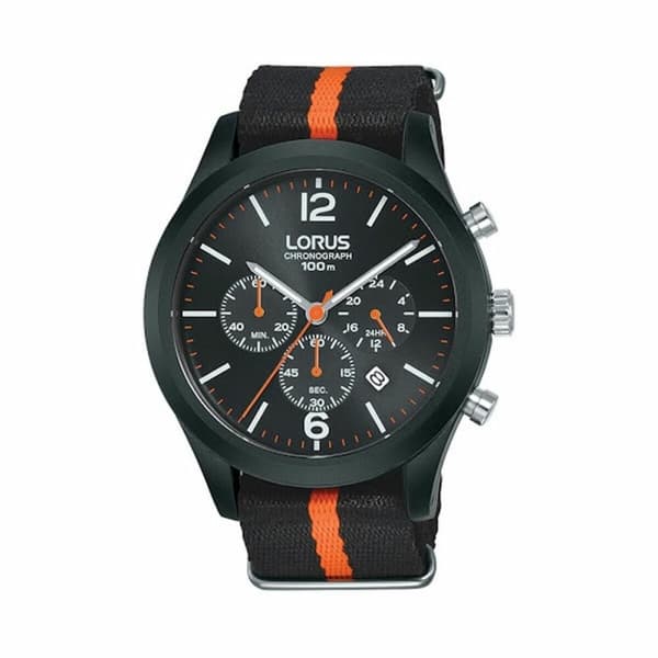 Herreur Lorus SPORTS Sort (Ø 44 mm)
