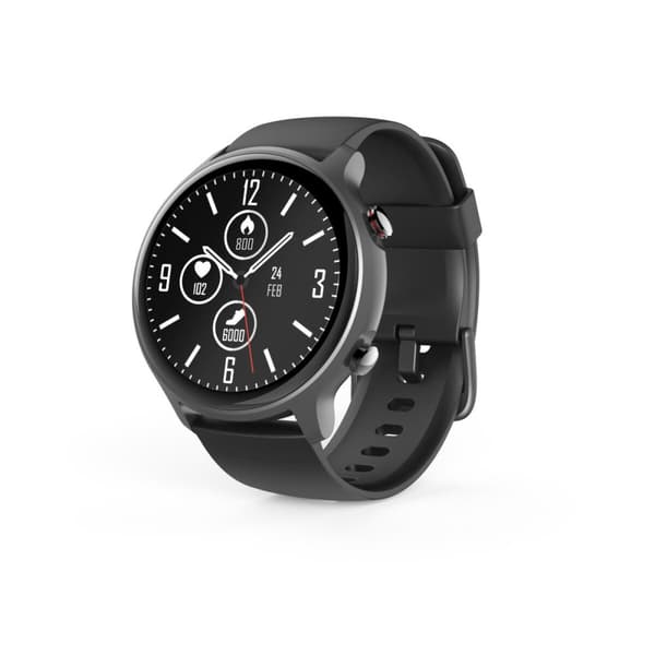 Smartwatch Hama 00178610 Sort Grå 1,28" Ø 46 mm