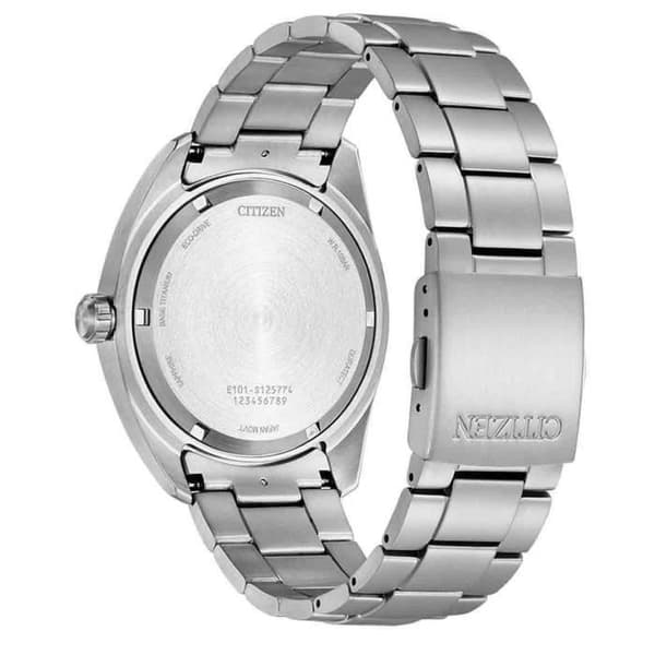 CITIZEN Herrklocka - Eco-Drive Analog - Silver Titanium Armband BM8560-88E