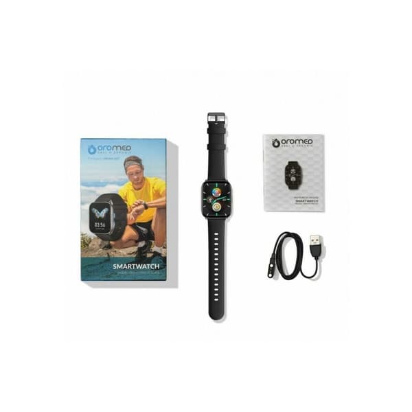 Smartwatch Oromed ORO FIT PRO GT BLACK Sort Grå 1,78"