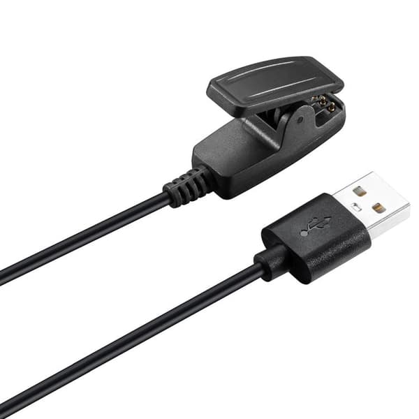 Magnetisk USB-laddare till Garmin Forerunner - Svart