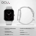Miniatyrbillede 4 af 4: Smartwatch DCU CURVED GLASS PRO 1,83" Grå