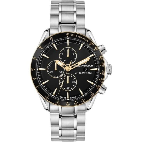 Herrklocka Philip Watch BLAZE Svart Silvrig