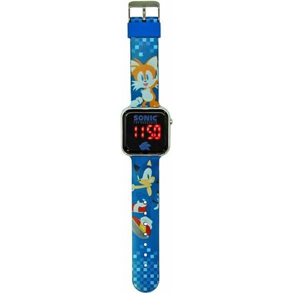 Digital klocka Sonic Barn LED-skärm Blå Ø 3,5 cm