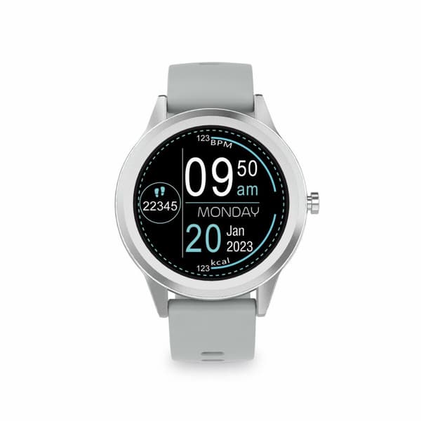Smartwatch KSIX Globe Sølvfarvet