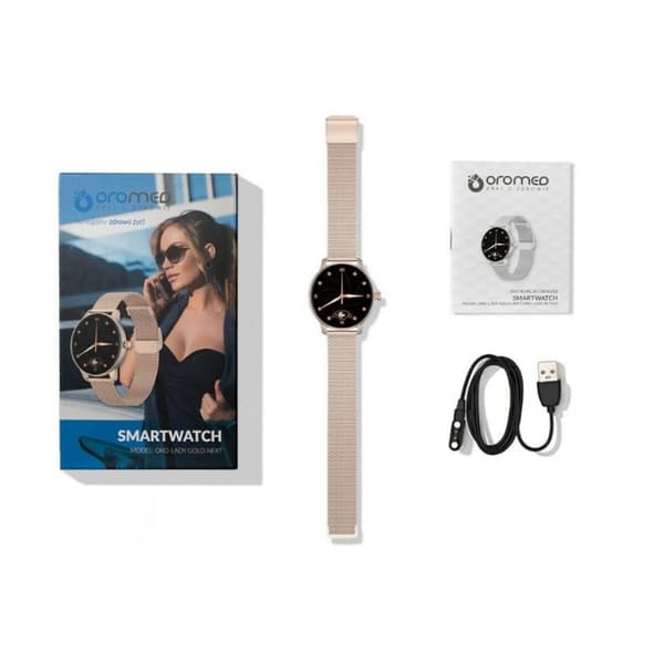 Smartwatch Oromed LADY GOLD NEXT Gylden Ja 1,09"