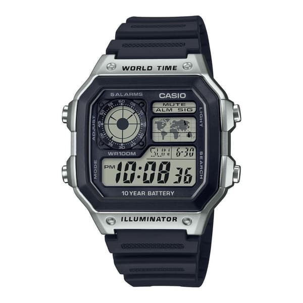 Miesten rannekellot Casio CASIO SPORT WORLD TIME ILLUMINATOR 5 ALARMS