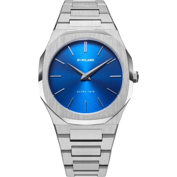 Herreur D1 Milano ULTRA THIN GEO Sølvfarvet (Ø 40 mm)