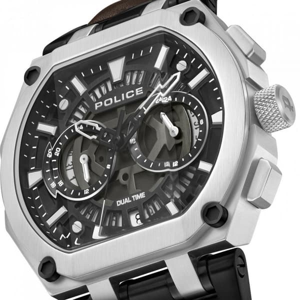 Unisex kellot Police PEWGF0054403 Ruskea