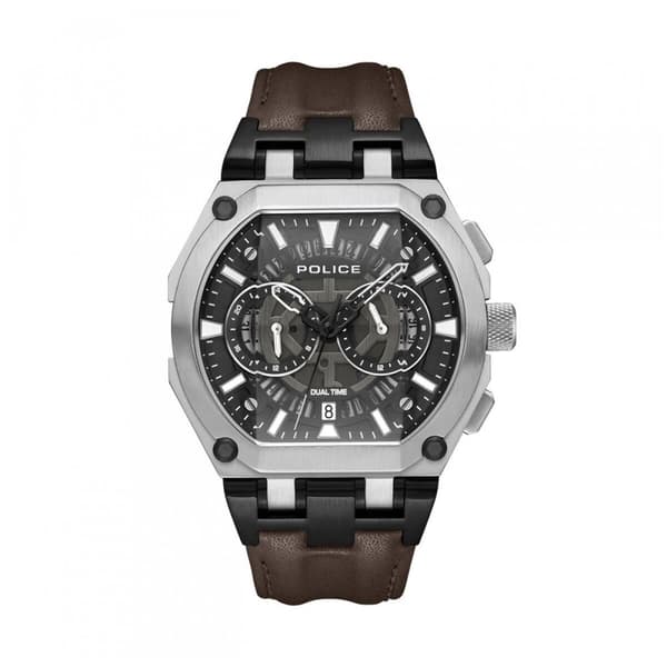 Unisex kellot Police PEWGF0054403 Ruskea