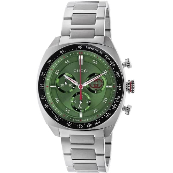 Herrklocka Gucci YA142318 Silvrig