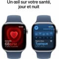 Miniatyrbillede 5 af 6: Smartwatch Apple Serie 10 GPS + Celular 46 mm 1,95" Blå Sølvfarvet Ø 46 mm