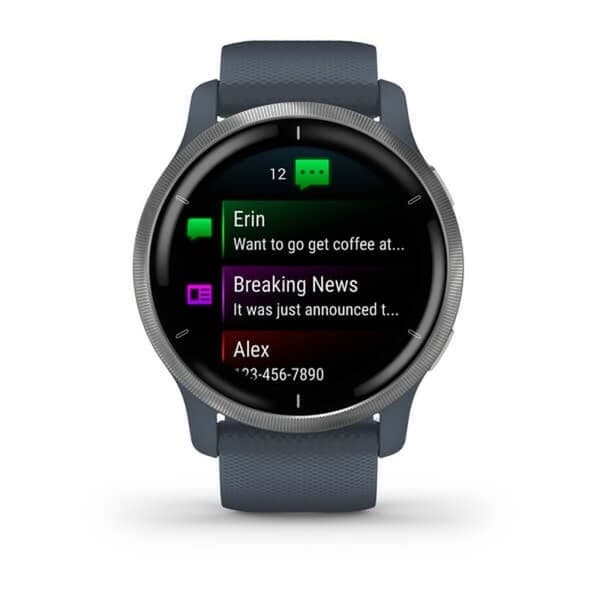 Smartwatch GARMIN 010-02430-10 Blå Sølvfarvet