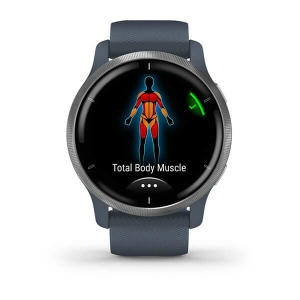 Smartwatch GARMIN 010-02430-10 Blå Sølvfarvet