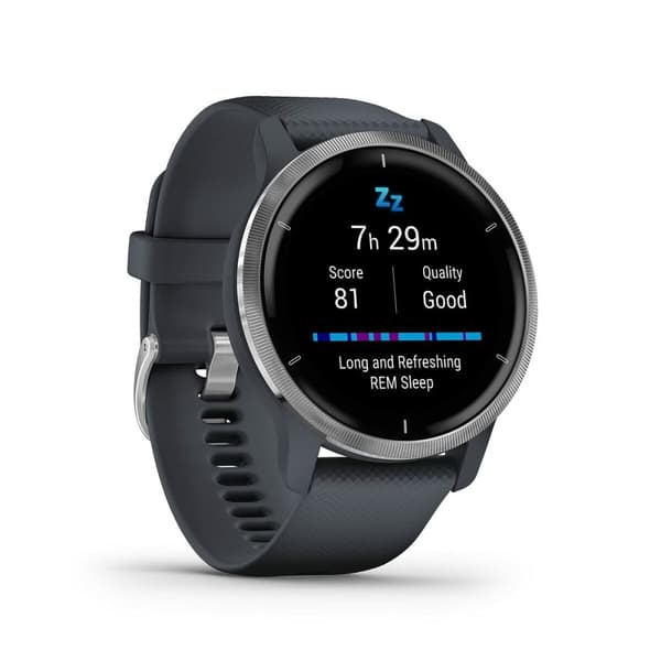 Smartwatch GARMIN 010-02430-10 Blå Sølvfarvet