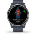 Miniatyrbild 2 av 4: Garmin Venu 2 Silver smartklocka med blått band