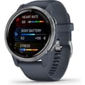 Miniatyrbild 1 av 4: Garmin Venu 2 Silver smartklocka med blått band