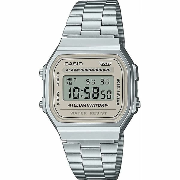 Unisexklocka Casio A168WA-8AYES Silvrig