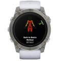 Miniatyrbillede 11 af 11: Herreur GARMIN 010-02804-11 Hvid Titanium