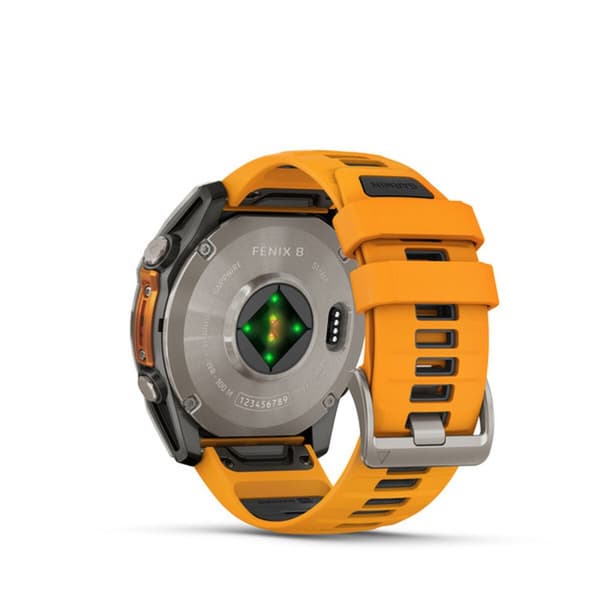 Smartwatch GARMIN 010-02905-11 Sort Orange Titanium 1,4" 51 mm Ø 50 mm