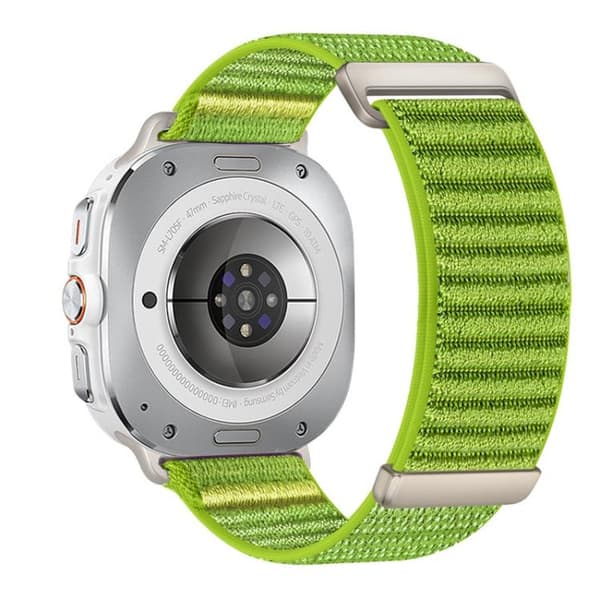 Samsung Grön Nylonarmband För Galaxy Watch Ultra 47 Mm / Ultra 2025 –