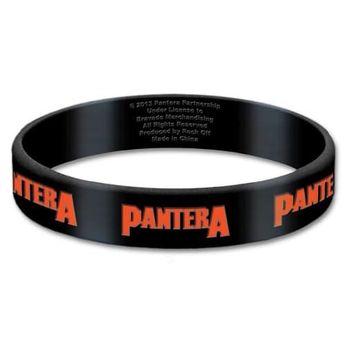 Pantera Gummy Wristband: Logo