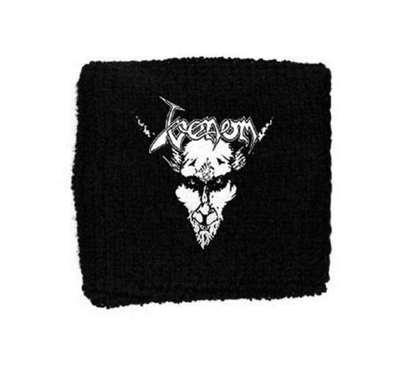 Venom Black Metal band logo Official black Cotton Sweatband Einheitsgröße