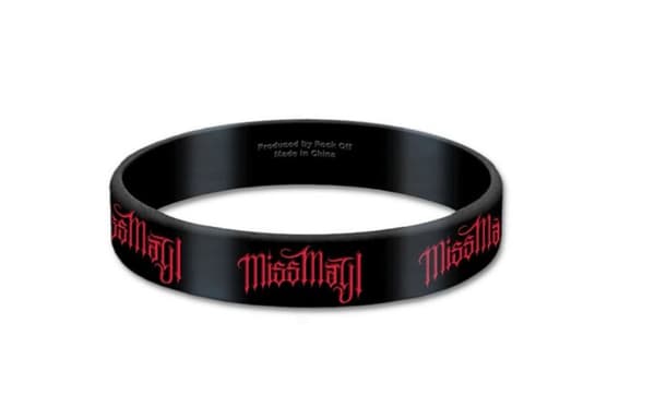 Official Miss May I Wristband band Logo rise of the lion 17mm Rubber One Size