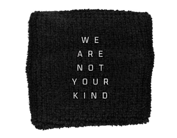 Slipknot Sweatband We Are Not Your Kind Band Logo Official Black One Size
