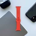 Miniatyrbillede 2 af 7: Apple Watch 42/44/45/49 mm stilfuldt silikone armbånd Walkr