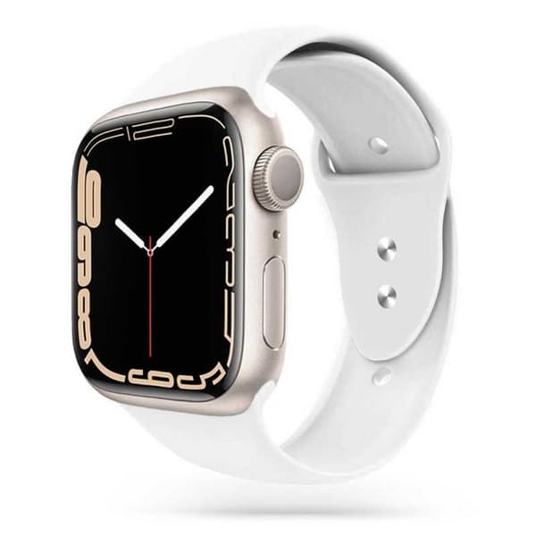 Apple Watch 38/40/41mm Slitstark Silikon Armband Walkr - Vit