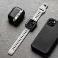 Miniatyrbillede 3 af 5: Apple Watch 42/44/45/49 mm holdbart armbånd Titan's Grip - Sort