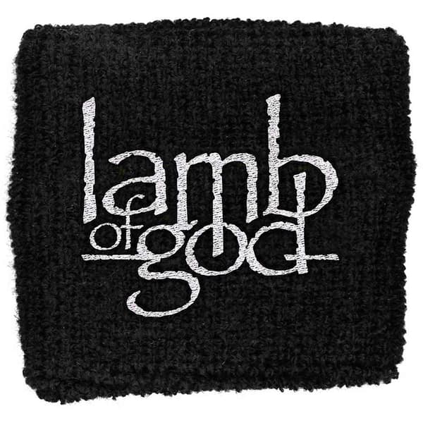 Lamb Of God Band Logo Embroidered Sweatband One Size
