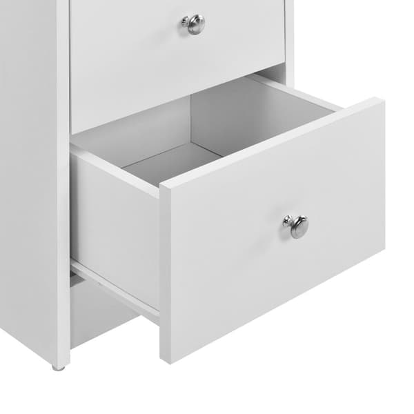 [en.casa]® Skrivbord-120x49x72cm-Vit