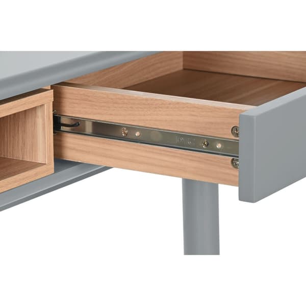 Skrivbord Home ESPRIT Blå Grå Trä MDF 120 x 60 x 75 cm