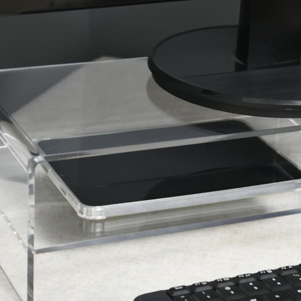 Monitor Stand, 50.8x19x12 cm, Gennemsigtig