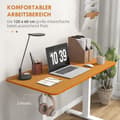 Miniatyrbillede 7 af 9: Justerbar Stående Skrivebord, 120x60 cm, Naturtræ