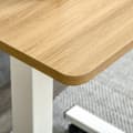 Miniatyrbillede 8 af 9: Stående Skrivebord, 65x48x70-110 cm, Naturlig Hvid