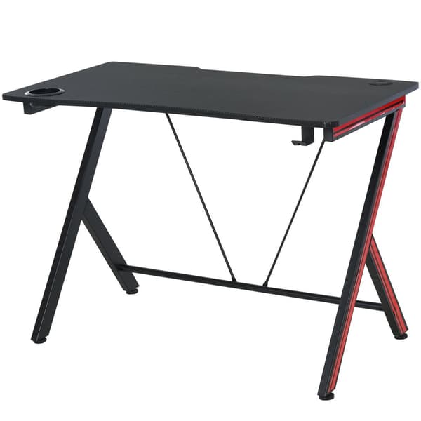 Speldatorbord, 105x55x75 cm, Svart
