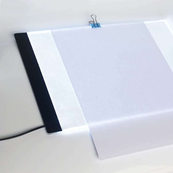 Piirtopöytä LED Taustavalaistu A4