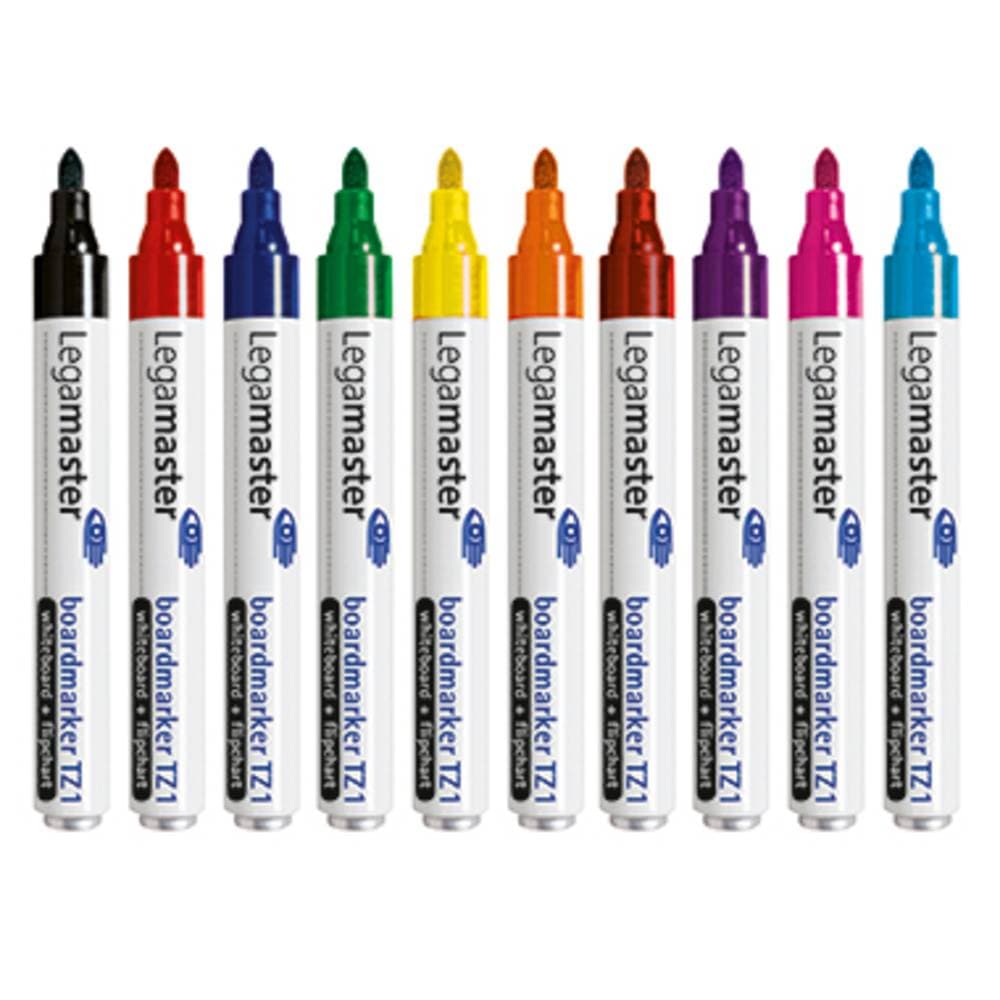 Legamaster Whiteboardmarker boardmarker TZ 1 Blå, Brun, Grön, Röd, Svart, Orange, Violett, Rosa, Ljusblå 7-110099 10 st