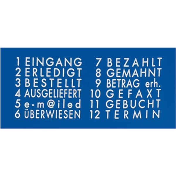Colop mini info-dater S120/WD Datumstämpel 47 x 4 mm (b x h) Blå, Grå