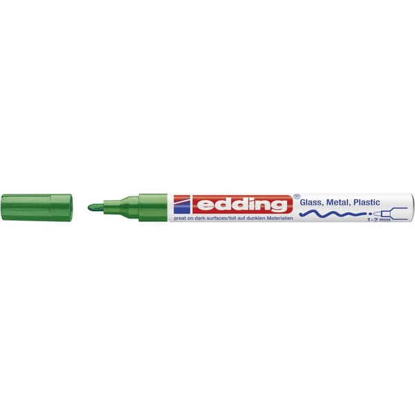 Edding 751 4-751-9-004 Lackmärkpenna Grön 1 mm, 2 mm