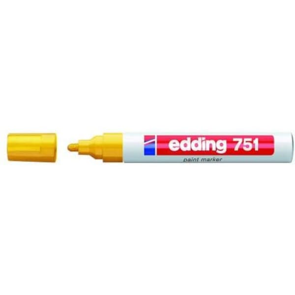 Edding 751 4-751-9-005 Lackmärkpenna Gul 1 mm, 2 mm