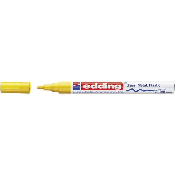 Edding 751 4-751-9-005 Lackmärkpenna Gul 1 mm, 2 mm