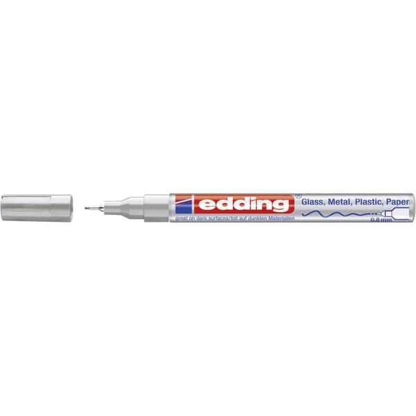 Edding 780 4-780-9-054 Lackmärkpenna Silver 0.8 mm